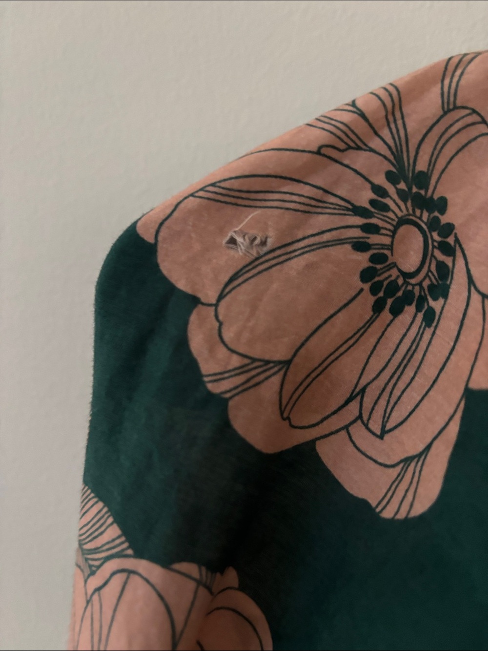 Vineyard Vines Dark Green and Blush Floral Maxi Dress - Picture 6 of 7